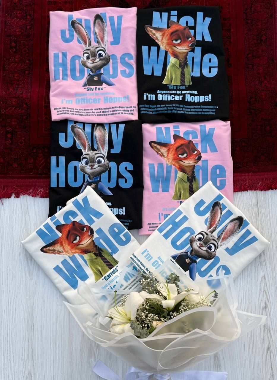 تیشرت Judy و Nick زوتوپیا