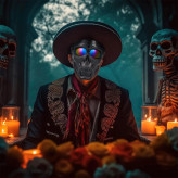 ماسک ایفای نقش برانت طرح Ghost